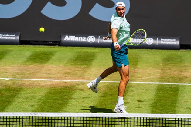 Stuttgart, GERMANY - June 14: Jan-Lennard Struff (GER) during the Singles Final Match between Daniil Glinka (EST) and Stefanos Sakellaridis (GRC) vs. Yannik Hanfmann (GER) and Jan-Lennard Struff (GER) at BOSS OPEN 2026, Tennisanlage Weissenhof on June 14, 2026 in Stuttgart, Germany. Baden-Württemberg Germany Copyright: xTimoxSteinx