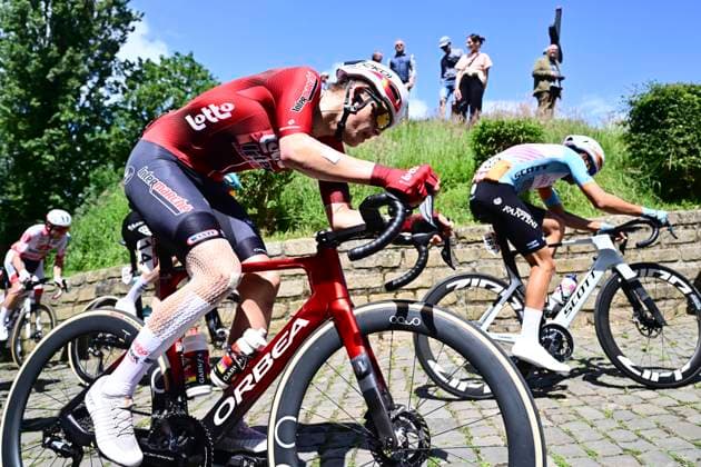 Muur Classic Geraardsbergen 2026 Cycling Race GERAARDSBERGEN, BELGIUM - JUNE 14 : Poelvoorde Tars (BEL) of Lotto - Intermarche during the 4th edition of Muur Classic Geraardsbergen an UCI Class 1.1 one day cycling road race for Men Elite of km with start in Geraardsbergen and finish in Geraardsbergen on June 14, 2026 in Geraardsbergen, Belgium, 14 06 2026 Geraardsbergen Belgium  Copyright: xPeterxDexVoechtx