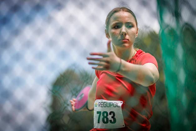 Nordrhein Meisterschaften 2026; Mönchengladbach, 14.06.2026 Klara Soyka (SV Sonsbeck); Nordrhein Meisterschaften 2026 am 14.06.2026 im Grenzlandstadion, Mönchengladbach (Nordrhein-Westfalen).