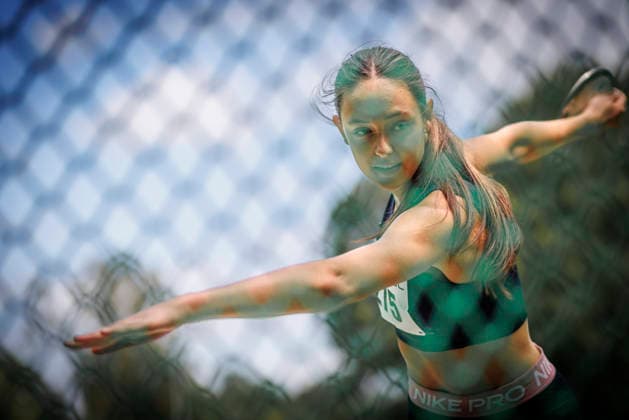 Nordrhein Meisterschaften 2026; Mönchengladbach, 14.06.2026 Marlene Elisa Gütschow (Düsseldorf Athletics); Nordrhein Meisterschaften 2026 am 14.06.2026 im Grenzlandstadion, Mönchengladbach (Nordrhein-Westfalen).