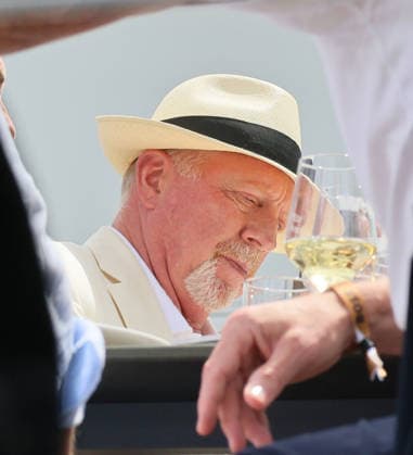 14.06.2026, Boss Open 2026, ATP, Tennis Herren Tour 250 Stuttgart, TTC Weissenhof, Tennis, im Bild: Boris Becker zu Gast bei BOSS Open 2026