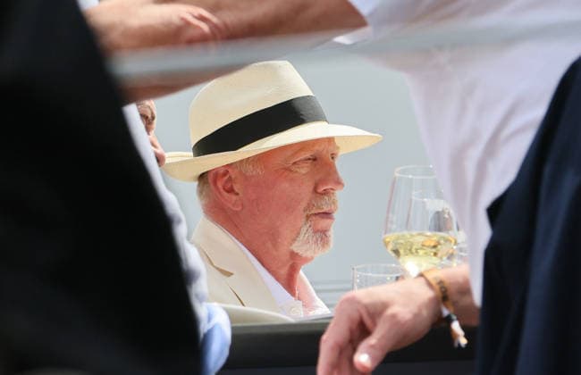 14.06.2026, Boss Open 2026, ATP, Tennis Herren Tour 250 Stuttgart, TTC Weissenhof, Tennis, im Bild: Boris Becker zu Gast bei BOSS Open 2026