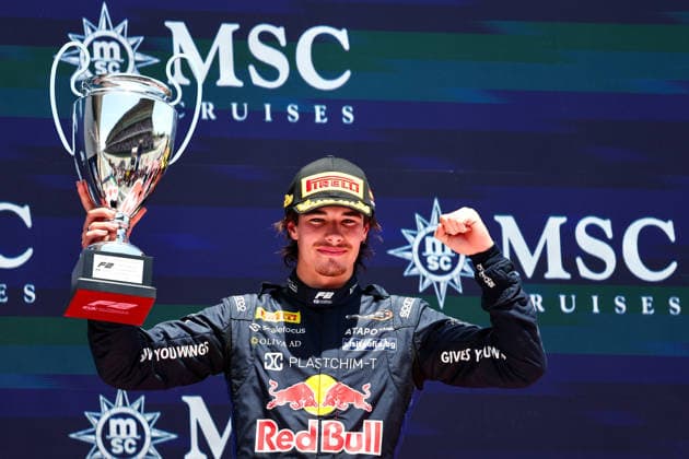 Second placed Nikola Tsolov of Bulgaria and Campos Racing (6) , Race, F1 Grand Prix of Barcelona-Catalunya, am 14. June 2026 in Barcelona, Spain. (Foto von Diogo Cardoso DeFodi Images) Second placed Nikola Tsolov of Bulgaria and Campos Racing (6) , Race, F1 Grand Prix of Barcelona-Catalunya, Circuit de Barcelona-Catalunya on June 14, 2026 in Barcelona, Spain. (Photo by Diogo Cardoso DeFodi Images) -