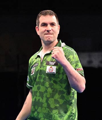 14.06.2026, xhbx, Dart World Cup of Darts 2026, v.l. William O Connor (Irland) (DFL DFB REGULATIONS PROHIBIT ANY USE OF PHOTOGRAPHS as IMAGE SEQUENCES and or QUASI-VIDEO) Frankfurt