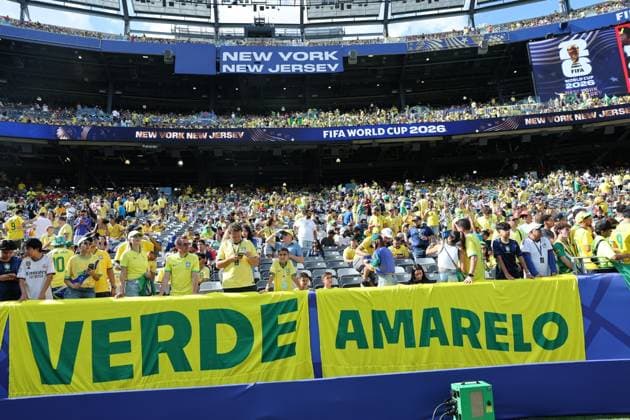 RECORD DATE NOT STATED Metlife Stadium Packed Full of Fans for Brazil vs Morocco FIFA World Cup, WM, Weltmeisterschaft, Fussball 2026. (SPO) Metlife Stadium Packed Full of Fans for Brazil vs Morocco FIFA World Cup 2026. June 13, 2026, East Rutherford, New Jersey, USA: 80,663 fans packed full MetLife stadium during soccer match between Brazil and Morocco during FIFA World Cup 2026 in East Rutherford, New Jersey, despite the high ticket prices and complications associated with FIFA tickets sales. Credit: Niyi Fote Thenews2(Foto: Niyi Fote Thenews2 imago images) SPO  Copyright: xNiyixFotex