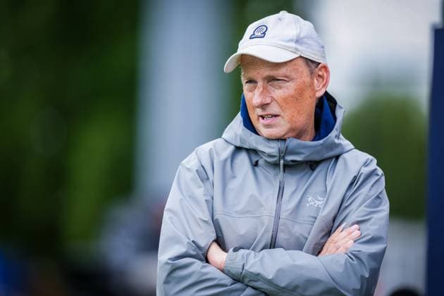 ROTTERDAM, 14-06-2026, HC Rotterdam, FIH Hockey Pro League Women, Season 2025-2026. Picture shows Ireland trainer Gareth Grundie Netherlands - Ireland (2nd match)  x204354385x Copyright: