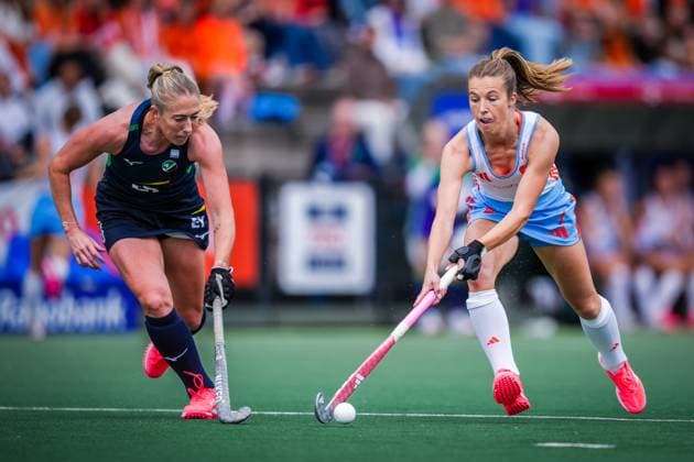 ROTTERDAM, 14-06-2026, HC Rotterdam, FIH Hockey Pro League Women, Season 2025-2026. Picture shows Netherlands player Xan de Waard Netherlands - Ireland (2nd match)  x204354476x Copyright: