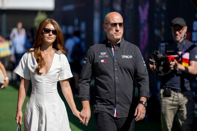 RECORD DATE NOT STATED 14th June 2026: Circuit de Barcelona-Catalunya, Barcelona, Spain; Formula One Barcelona Catalunya Grand Prix, Race Day; Dan Towriss CEO of the Cadillac Formula 1 Team during the drivers parade StephenxBlackberry