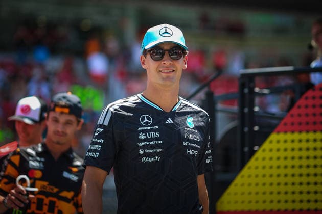IPA85678891 - 63 George Russell (GBR), INEOS AMG Mercedes W17, during the Barcelona-Catalunya Grand Prix, Barcelona, June 11–14, 2026, Montmeló, 2026 Formula 1 World Championship, WM, Weltmeisterschaft  Copyright: xFedericoxBasile IPAxSportx xx 85678891