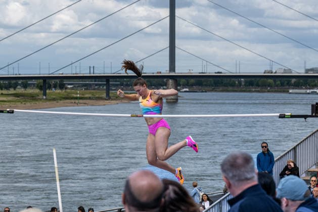 RECORD DATE NOT STATED Flight Circus - Düsseldorf, Germany 14.06.2026 DÜSSELDORF, GERMANY - JUNE 14: MOSER Angelica (SUI) during the Flight Circus at Düsseldorf on June 14, 2026 in Düsseldorf, Germany.