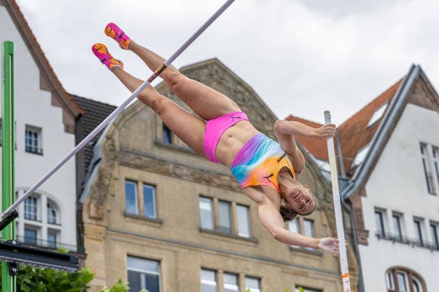 RECORD DATE NOT STATED Flight Circus - Düsseldorf, Germany 14.06.2026 DÜSSELDORF, GERMANY - JUNE 14: MOSER Angelica (SUI) during the Flight Circus at Düsseldorf on June 14, 2026 in Düsseldorf, Germany.