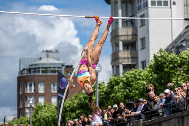 RECORD DATE NOT STATED Flight Circus - Düsseldorf, Germany 14.06.2026 DÜSSELDORF, GERMANY - JUNE 14: MOSER Angelica (SUI) during the Flight Circus at Düsseldorf on June 14, 2026 in Düsseldorf, Germany.