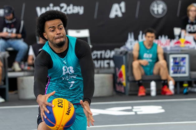 BASKETBALL - FIBA 3x3 World Tour VIENNA,AUSTRIA,14.JUN.26 - BASKETBALL - FIBA 3x3 World Tour. Image shows Steven Kaltenbrunner (Vienna).  GEPAxpictures xPhilippxBrem