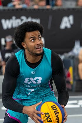 BASKETBALL - FIBA 3x3 World Tour VIENNA,AUSTRIA,14.JUN.26 - BASKETBALL - FIBA 3x3 World Tour. Image shows Steven Kaltenbrunner (Vienna).  GEPAxpictures xPhilippxBrem