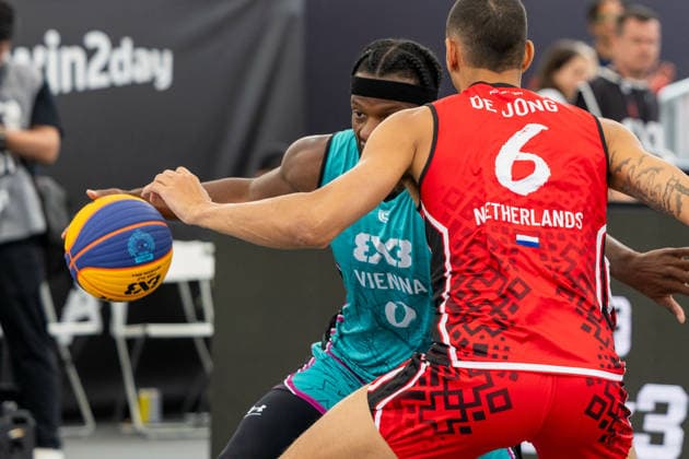 BASKETBALL - FIBA 3x3 World Tour VIENNA,AUSTRIA,14.JUN.26 - BASKETBALL - FIBA 3x3 World Tour. Image shows Quincy Diggs (Vienna).  GEPAxpictures xPhilippxBrem