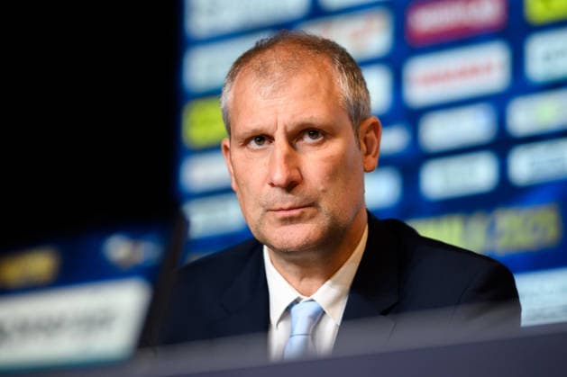 Koeln, Deutschland: Handball EHF CL Final 4 - Spiel Platz 3 - Aalborg Handbold - SC Magdeburg EHF Marketing Director David Slezak Koeln Lanxess Arena Nordrhein-Westfalen Deutschland