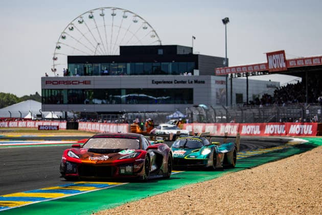 24 HEURES DU MANS 2026 - RACE - SUNDAY 34 DEMPSEY Peter (irl), YOLUC Salih (tur), EASTWOOD Charlie (irl), Racing Team Turkey by TF, Corvette Z06 LMGT3.R 34, LM GT3, action during the 24 Hours of Le Mans 2026, 3rd round of the 2026 FIA World Endurance Championship, on June 13, 2026 on the Circuit des 24 Heures du Mans in Le Mans, France - Le MansFrance  Copyright: xJULIENxDELFOSSEx