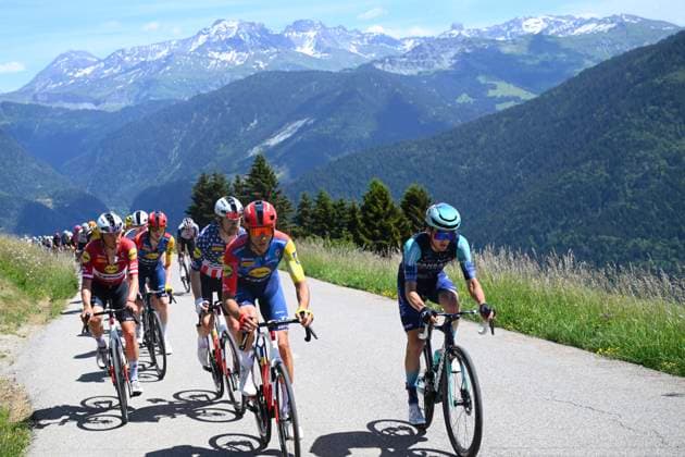 Tour Auvergne - Rhone-Alpes 2026 Stage 8 PLATEAU DE SOLAISON - BRISON, FRANCE - JUNE 14 : riders of team Picnic PostNL during stage 8 of the 78th edition of Tour Auvergne - Rhone-Alpes an UCI World Tour 2.UWT cycling road race stage for Men Elite of 120.1 km with start in Beaufort and finish in Plateau de Solaison - Brison on June 14, 2026 in Plateau de Solaison - Brison, France, 14 06 2026 ( Motordriver Guy De Vuyst - Plateau de Solaison - Brison France  Copyright: xVincentxKalutx