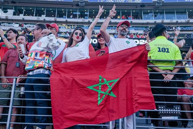 RECORD DATE NOT STATED match between Brazil and Morocco for the 2026 FIFA World Cup, WM, Weltmeisterschaft, Fussball New Jersey (NJ), 06 13 2026 - World Cup Brazil vs Morocco - Fans during the match between Brazil and Morocco for the 2026 FIFA World Cup Group Stage Round 1 at MetLife Stadium on Saturday night, June 13, 2026 in New Jersey, USA. Credit: Paulo H Dias PhD Press TheNews2.(Foto: Phd Press Thenews2 imago images) SPO  Copyright: xPHDxPRESSx