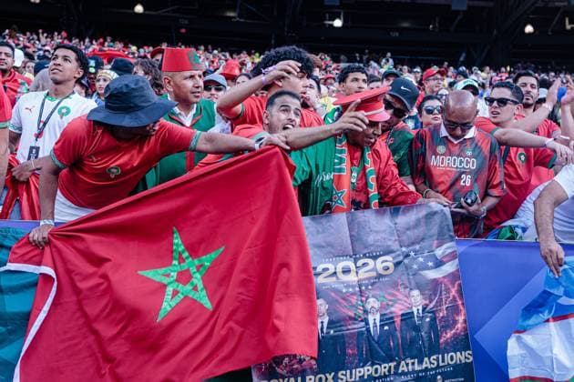RECORD DATE NOT STATED match between Brazil and Morocco for the 2026 FIFA World Cup, WM, Weltmeisterschaft, Fussball New Jersey (NJ), 06 13 2026 - World Cup Brazil vs Morocco - Fans during the match between Brazil and Morocco for the 2026 FIFA World Cup Group Stage Round 1 at MetLife Stadium on Saturday night, June 13, 2026 in New Jersey, USA. Credit: Paulo H Dias PhD Press TheNews2.(Foto: Phd Press Thenews2 imago images) SPO  Copyright: xPHDxPRESSx