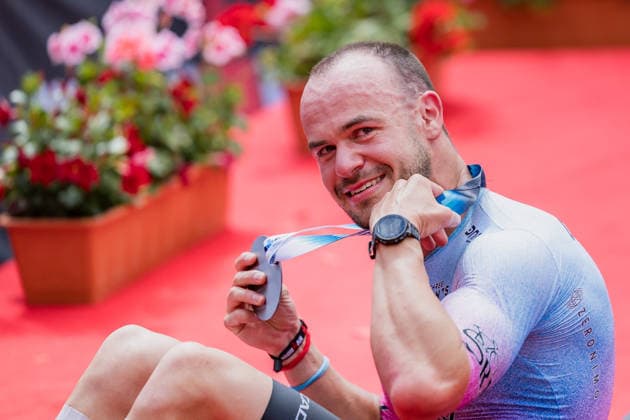 TRIATHLON - Ironman Austria 2026 KLAGENFURT,AUSTRIA,14.JUN.26 - TRIATHLON - Ironman Kaernten-Klagenfurt. Image shows Sebastian Aschenbrenner (AUT).  GEPAxpictures xMatthiasxTrinkl