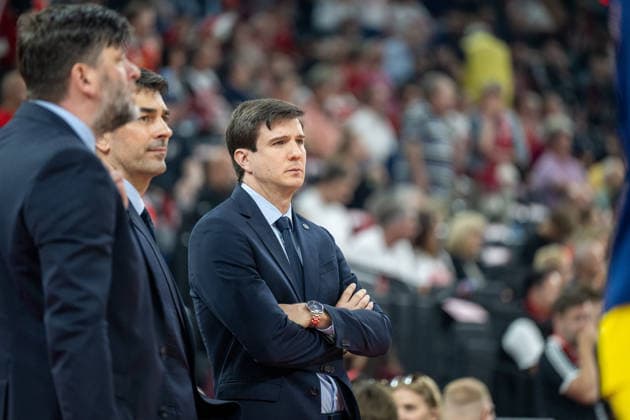 Head-Coach Pedro Calles (Alba Berlin), FC Bayern Basketball vs. Alba Berlin, BBL, Finale 2, 14.06.2026 Muenchen Bayern Deutschland