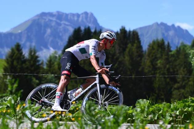Tour Auvergne - Rhone-Alpes 2026 Stage 8 PLATEAU DE SOLAISON - BRISON, FRANCE - JUNE 14 : Del Toro Isaac (MEX) of UAE Team Emirates - XRG during stage 8 of the 78th edition of Tour Auvergne - Rhone-Alpes an UCI World Tour 2.UWT cycling road race stage for Men Elite of 120.1 km with start in Beaufort and finish in Plateau de Solaison - Brison on June 14, 2026 in Plateau de Solaison - Brison, France, 14 06 2026 ( Motordriver Guy De Vuyst - Plateau de Solaison - Brison France  Copyright: xVincentxKalutx