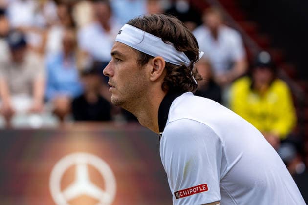 Taylor Fritz, Ben Shelton vs. Taylor Fritz, Tennis, ATP, Tennis Herren Turnier, Boss-Open, Center-Court, Finale, 14.06.2026, Ben Shelton vs. Taylor Fritz, Tennis, ATP-Turnier, Boss-Open, Center-Court, Finale, 14.06.2026, Stuttgart