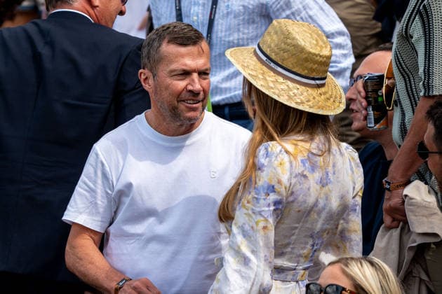 Lothar Matthaeus mit Freundin Theresa Sommer, Ben Shelton vs. Taylor Fritz, Tennis, ATP, Tennis Herren Turnier, Boss-Open, Center-Court, Finale, 14.06.2026, Ben Shelton vs. Taylor Fritz, Tennis, ATP-Turnier, Boss-Open, Center-Court, Finale, 14.06.2026, Stuttgart