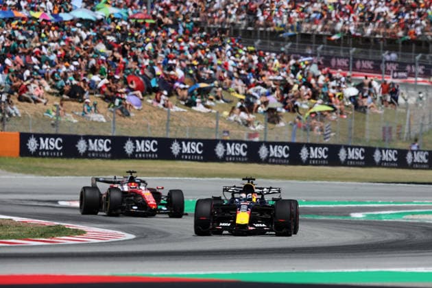 F1 - BARCELONA-CATALUNYA GRAND PRIX 2026 03 VERSTAPPEN Max (nld), Red Bull Racing Ford RB22, action during the Formula 1 Barcelona-Catalunya Grand Prix 2026, 7th round of the 2026 Formula One World Championship, WM, Weltmeisterschaft from June 12 to 14, 2026 on the Circuit de Barcelona-Catalunya, in Montmelo, Spain - MontmeloSpain  Copyright: xDPPIx