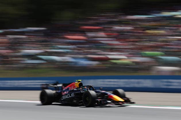 F1 - BARCELONA-CATALUNYA GRAND PRIX 2026 06 HADJAR Isack (fra), Red Bull Racing Ford RB22, action during the Formula 1 Barcelona-Catalunya Grand Prix 2026, 7th round of the 2026 Formula One World Championship, WM, Weltmeisterschaft from June 12 to 14, 2026 on the Circuit de Barcelona-Catalunya, in Montmelo, Spain - MontmeloSpain  Copyright: xDPPIx