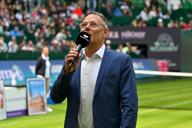 Bjoern Sassenroth (Moderator) TERRA WORTMANN Open 2026, Tennis, ATP, Tennis Herren Tennis Herren 500, Turnier, Qualifikation, 14.06.2026, TERRA WORTMANN Open 2026, Tennis, ATP, Tennis Herren 500, Turnier, Qualifikation, 14.06.2026 Halle