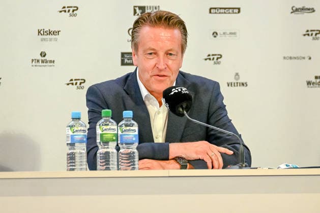 Ralf Weber (Turnierdirektor) bei einer Pressekonferenz TERRA WORTMANN Open 2026, Tennis, ATP, Tennis Herren Tennis Herren 500, Turnier, Qualifikation, 14.06.2026, TERRA WORTMANN Open 2026, Tennis, ATP, Tennis Herren 500, Turnier, Qualifikation, 14.06.2026 Halle