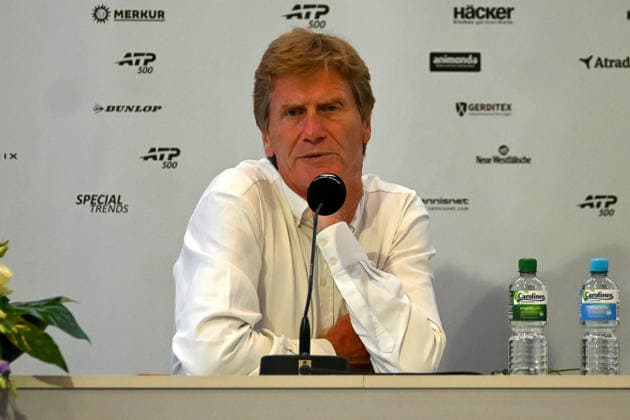 Dietloff von Arnim (Praesident des Deutschen Tennis Bundes) bei einer Pressekonferenz TERRA WORTMANN Open 2026, Tennis, ATP, Tennis Herren Tennis Herren 500, Turnier, Qualifikation, 14.06.2026, TERRA WORTMANN Open 2026, Tennis, ATP, Tennis Herren 500, Turnier, Qualifikation, 14.06.2026 Halle