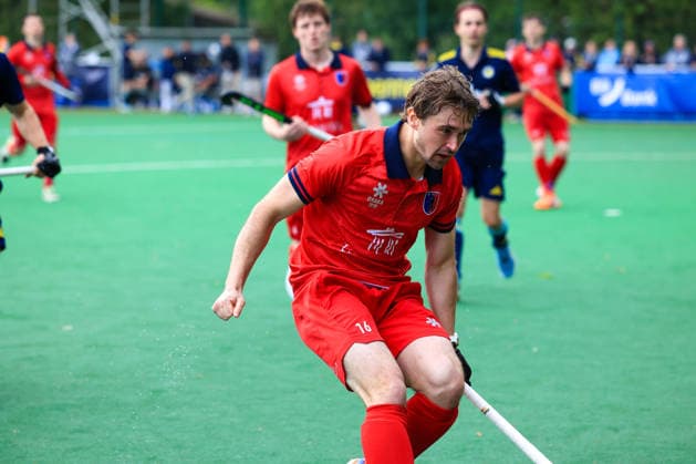 2026_06_14 , Zehlendorfer Wespen vs Berliner Hockey Club, Feldhockey,1. BL , Männer, Clubanlage Wespennest Luke Cornish (Berliner Hockey Club, 16) Berlin Berlin Germany