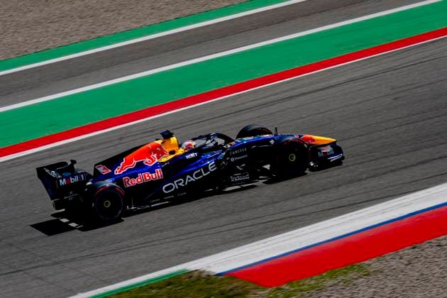 BARCELONA - Formula 1 driver Max Verstappen of Oracle Red Bull Racing during the Formula 1 Spain Catalonia at the Circuit de Barcelona-Catalunya on June 14, 2026 in Barcelona, Spain. (Photo by DeFodi Images) -