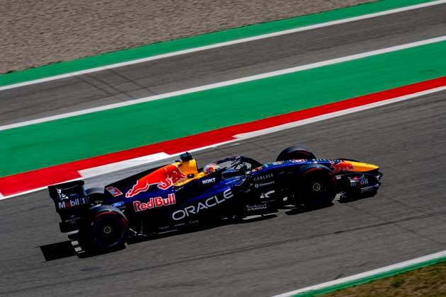BARCELONA - Formula 1 driver Max Verstappen of Oracle Red Bull Racing during the Formula 1 Spain Catalonia at the Circuit de Barcelona-Catalunya on June 14, 2026 in Barcelona, Spain. (Photo by DeFodi Images) -