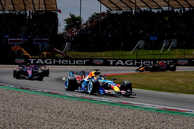 BARCELONA - Formula 1 driver Arvid Lindblad of the Racing Bulls Formula One Team during the Formula 1 Spain Catalonia at the Circuit de Barcelona-Catalunya on June 14, 2026 in Barcelona, Spain. (Photo by DeFodi Images) -