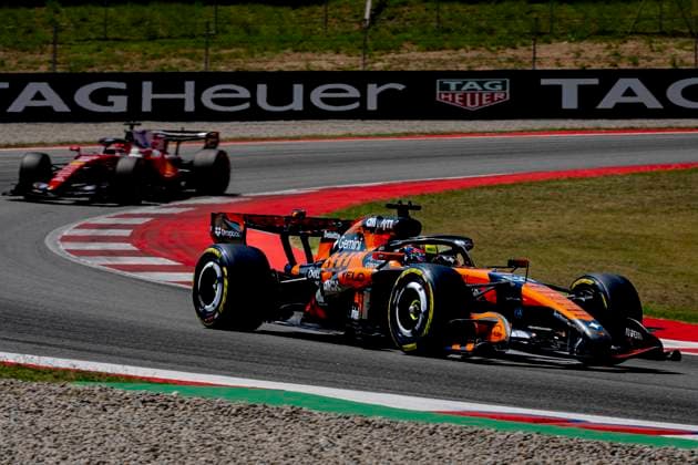 BARCELONA - Formula 1 driver Oscar Piastri of McLaren Mastercard Formula 1 Team during the Formula 1 Spain-Catalonia at the Circuit de Barcelona-Catalunya on June 14, 2026 in Barcelona, Spain. (Photo by DeFodi Images) -