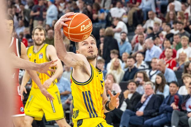 Martin Hermannsson 15 (Alba Berlin), FC Bayern Basketball vs. Alba Berlin, BBL, Finale 2, 14.06.2026 Muenchen Bayern Deutschland