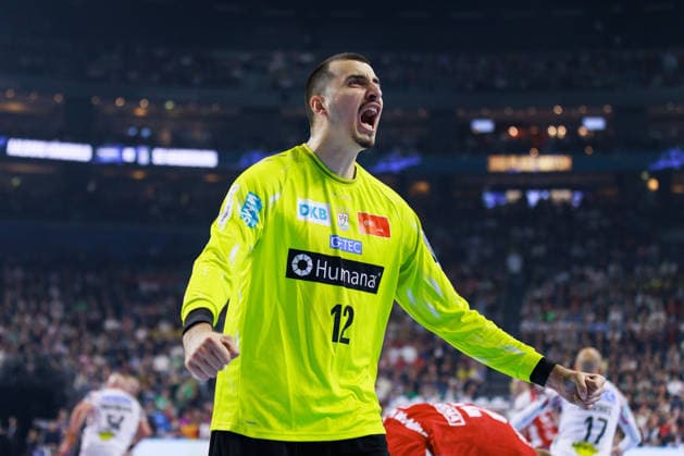Matej MANDIC (SC Magdeburg, 12) Jubel, Freude, Leidenschaft, Erfolg, Emotion, Begeisterung, positive Emotionen GER, Aalborg Handbold vs. SC Magdeburg, Handball, TruckScout24 EHF FINAL4 2026, Spiel um Platz 3, Spielzeit 2025 2026, 14.06.2026,, GER, Aalborg Handbold vs. SC Magdeburg, Handball, TruckScout24 EHF FINAL4 2026, Spiel um Platz 3, Spielzeit 2025 2026, 14.06.2026, Koeln