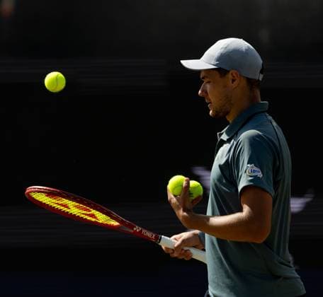 DEN BOSCH - Kamil Majchrzak (POL) during the ATP, Tennis Herren singles final against Alex de Minaur (AUS) at the 2026 LibÃ ma Open. The combined ATP WTA, Tennis Damen tournament is being held on the grounds of the former Autotron car theme park. IRIS VAN DEN BROEK ANP xVIxANPxSportx xxANPxIVx 560994819 originalFilename: 560994819.jpg