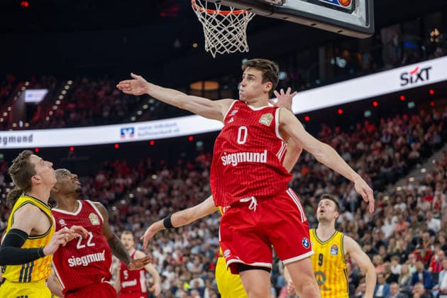 Neno Dimitrijevic 0 (FC Bayern Basketball), FC Bayern Basketball vs. Alba Berlin, BBL, Finale 2, 14.06.2026 Muenchen Bayern Deutschland