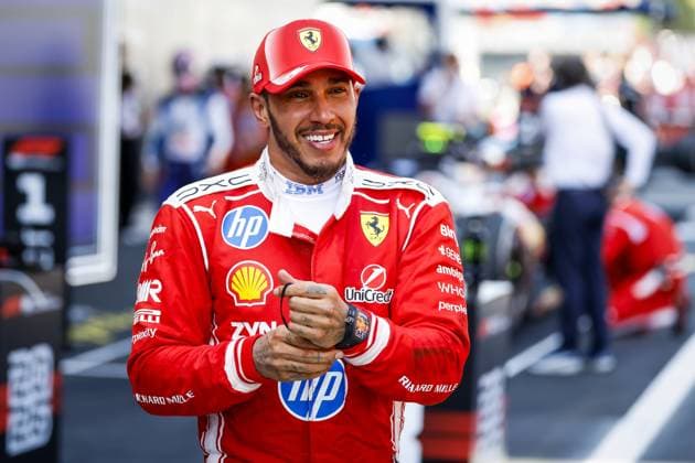 BARCELONA - Lewis Hamilton (Ferrari) after the Formula 1 Barcelona-Catalonia Grand Prix. SANDER KONING ANP xVIxANPxSportx xxANPxIVx 560995820 originalFilename: 560995820.jpg