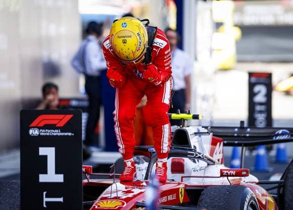BARCELONA - Lewis Hamilton (Ferrari) after the Formula 1 Barcelona-Catalonia Grand Prix. SANDER KONING ANP xVIxANPxSportx xxANPxIVx 560995893 originalFilename: 560995893.jpg