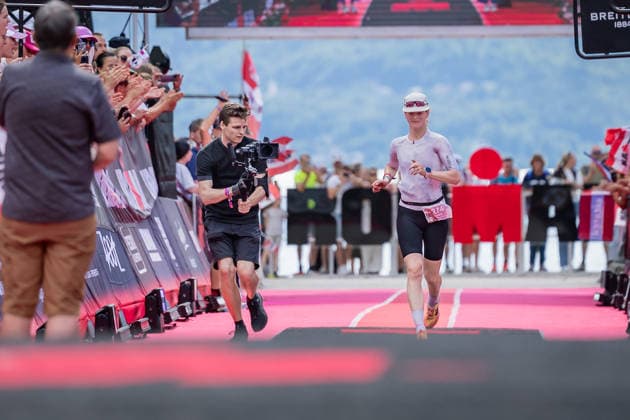 TRIATHLON - Ironman Austria 2026 KLAGENFURT,AUSTRIA,14.JUN.26 - TRIATHLON - Ironman Kaernten-Klagenfurt. Image shows Hanna Voelkl (AUT).  GEPAxpictures xMatthiasxTrinkl