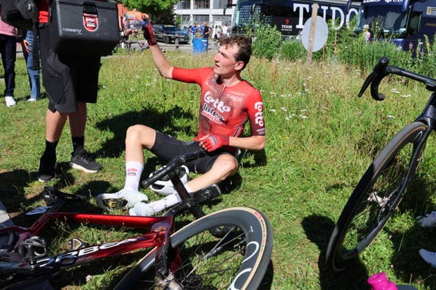 14.062026 Schweiz Radsport 62 GP Gippingen, Bild der SIEGER Liam Slock BEL Team Lotto Indermarche.