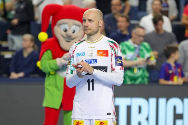 14.06.2026, xgox, Handball - EHF Champions League Spiel um Platz 3 SC Magdeburg - Aalborg Handbold v.l. Daniel Pettersson (Magdeburg, 11) Köln