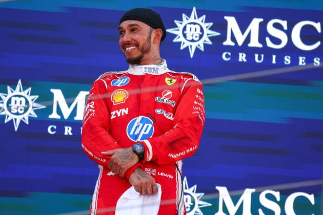 Lewis Hamilton of Great Britain and Scuderia Ferrari , Race, F1 Grand Prix of Barcelona-Catalunya, am 14. June 2026 in Barcelona, Spain. (Foto von Diogo Cardoso DeFodi Images) Lewis Hamilton of Great Britain and Scuderia Ferrari , Race, F1 Grand Prix of Barcelona-Catalunya, Circuit de Barcelona-Catalunya on June 14, 2026 in Barcelona, Spain. (Photo by Diogo Cardoso DeFodi Images) -