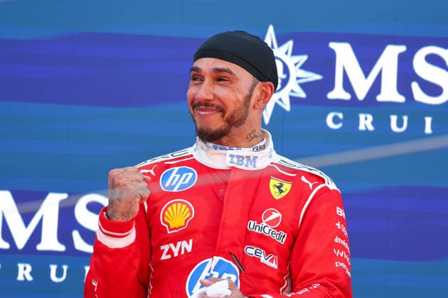 Lewis Hamilton of Great Britain and Scuderia Ferrari , Race, F1 Grand Prix of Barcelona-Catalunya, am 14. June 2026 in Barcelona, Spain. (Foto von Diogo Cardoso DeFodi Images) Lewis Hamilton of Great Britain and Scuderia Ferrari , Race, F1 Grand Prix of Barcelona-Catalunya, Circuit de Barcelona-Catalunya on June 14, 2026 in Barcelona, Spain. (Photo by Diogo Cardoso DeFodi Images) -